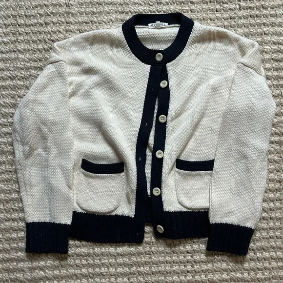 Alex Mill Nico Tipped Cardigan - Picture 4 of 8